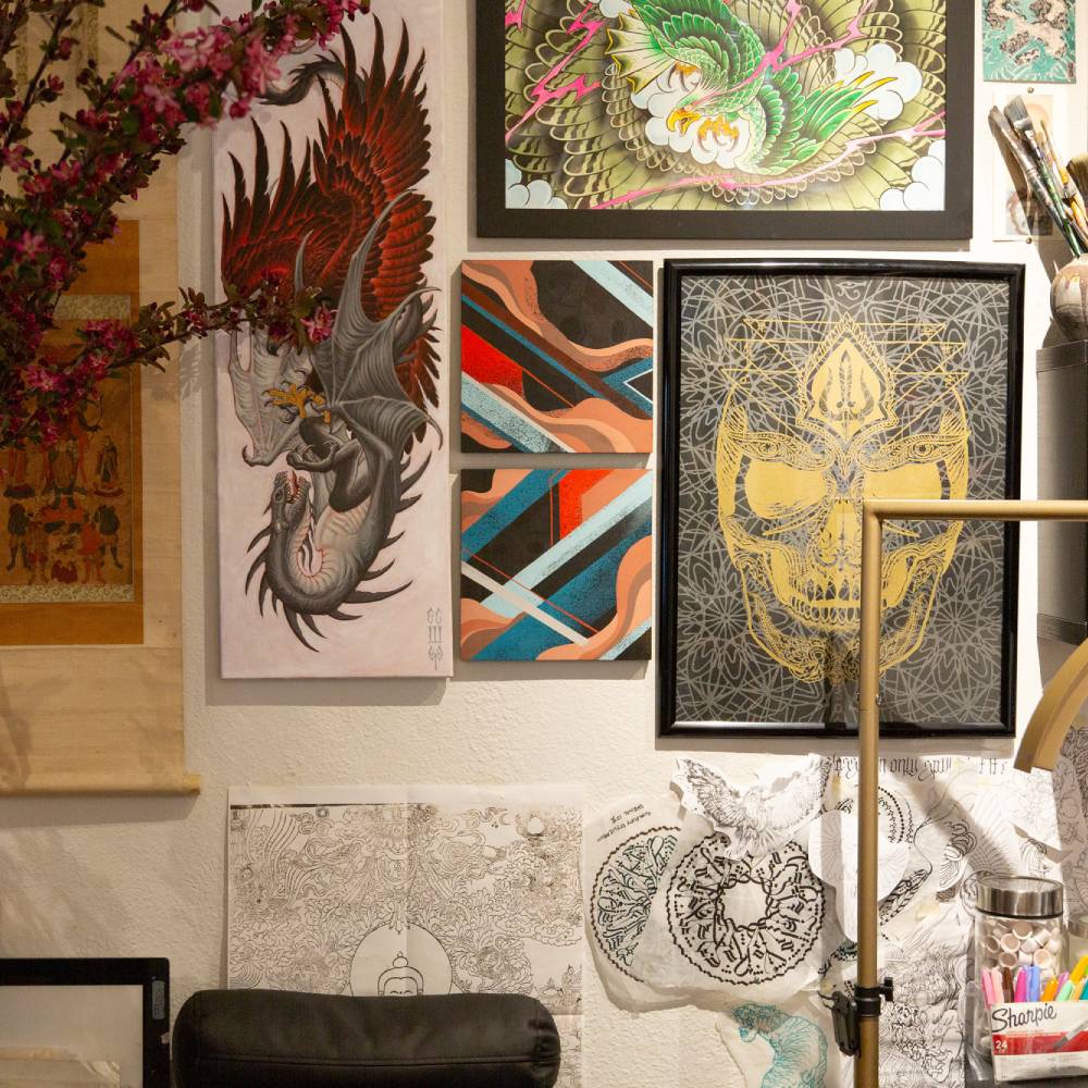 Inside the Redtail studio and gallery